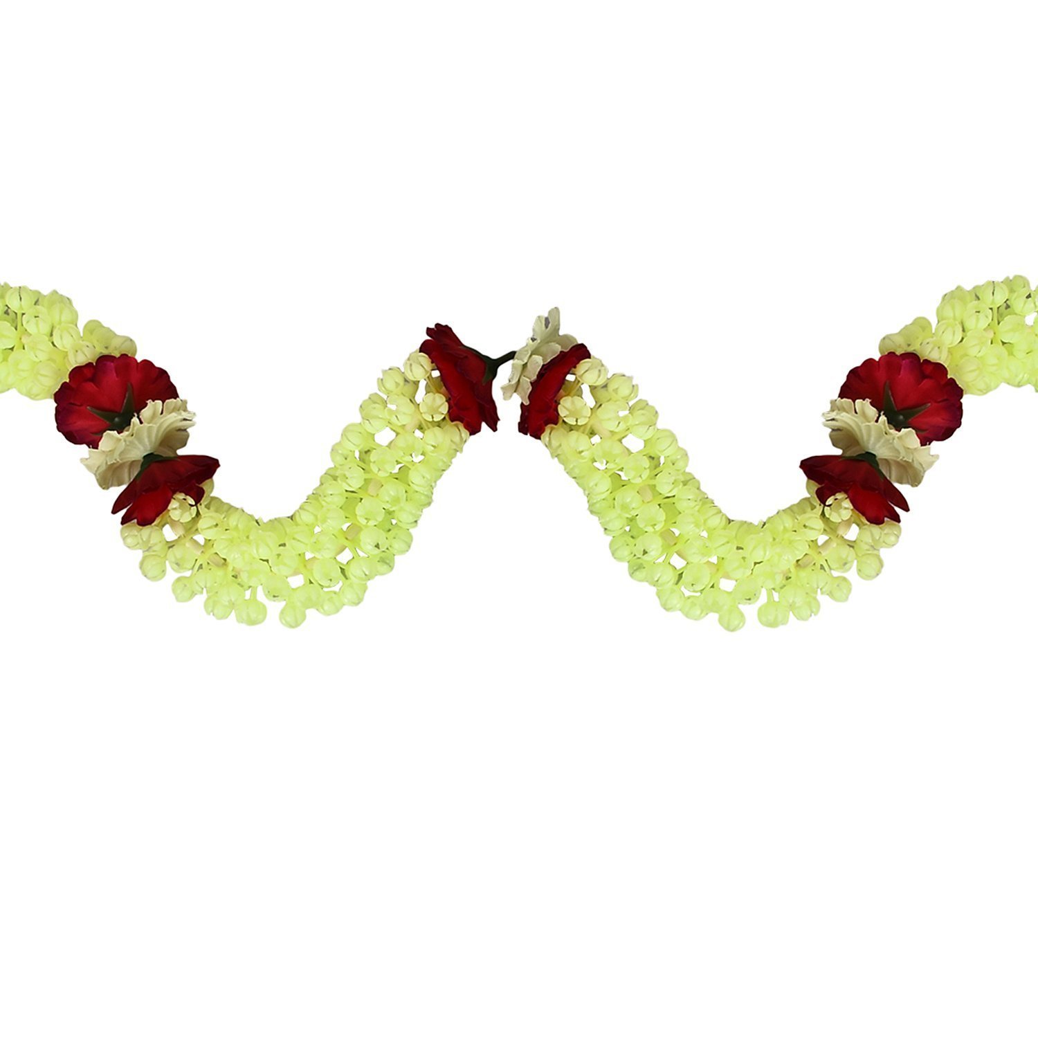 ARTIFICIAL MULTICOLORED JASMINE FLOWER GARLANDS FOR DECORATION