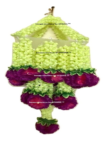 ARTIFICIAL JASMINE FLOWERS CHANDELIER (JHOOMAR)