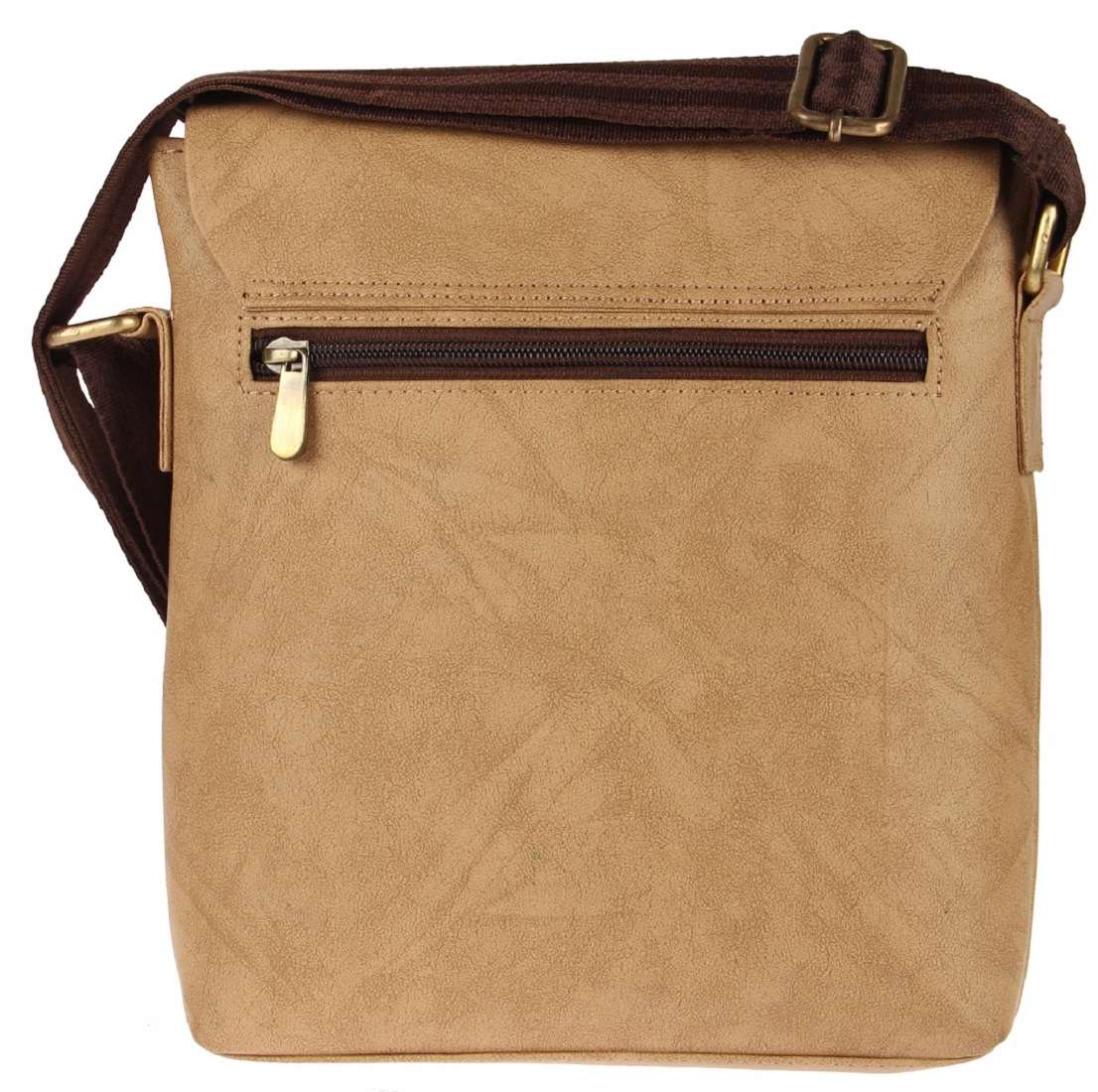 SPHINX ITALIAN LEATHER CROSS BODY SLING BAG – CAMEL BROWN