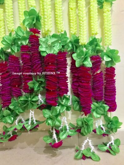 sphinx artificial jasmine flowers premium garlands for decoration 4