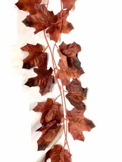 Sphinx artificial maple orange brown leaves creepers vines ivy 2