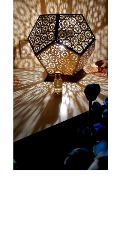 sphinx handcrafted metallic pentagonal shape aroma diffuser decorative lantern 1